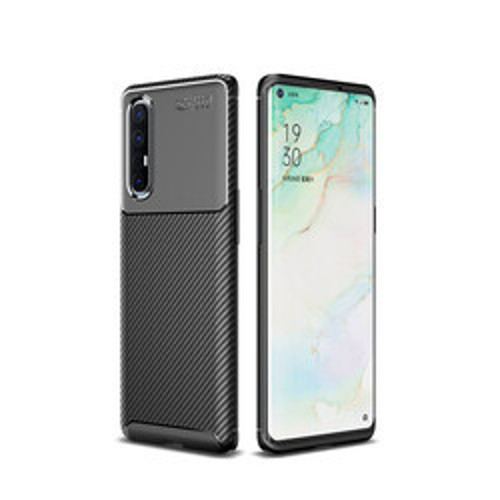 Oppo Reno 3 Pro 5G Negro Silikon Kılıf - Siyah