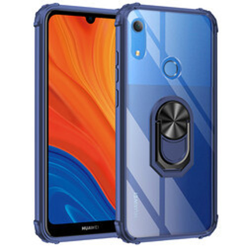 Huawei Y6S 2019 Mola TPU Silikon Sert PC Kılıf - Lacivert