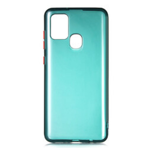 Galaxy A21S Bistro TPU Silikon Kılıf - Koyu Yeşil