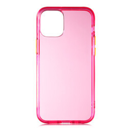 iPhone 12 Pro Max Bistro TPU Silikon Kılıf - Pembe