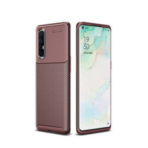 Oppo Reno 3 Pro 5G Negro Silikon Kılıf - Kahverengi