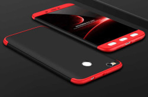 Lexroo Xiaomi Redmi 4x Ays - Siyah-Kırmızı İnce Kılıf
