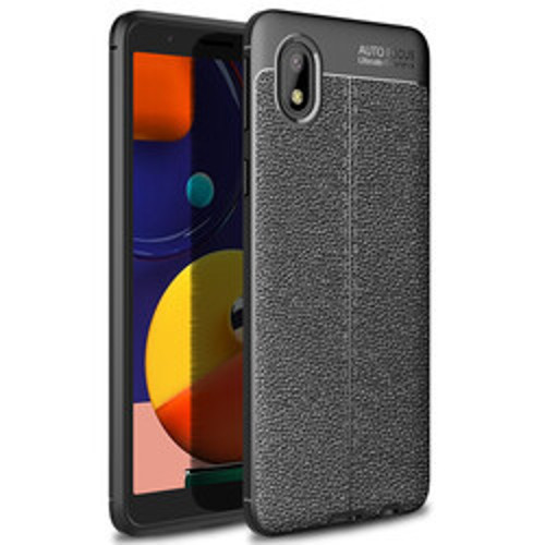 Galaxy A01 Core Niss Silikon Kılıf - Siyah