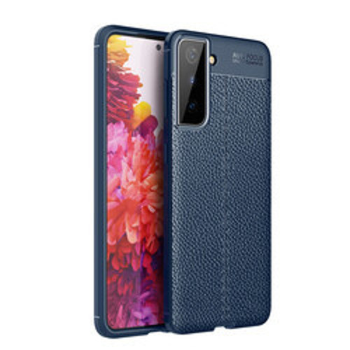 Galaxy S21 Niss Silikon Kılıf - Lacivert