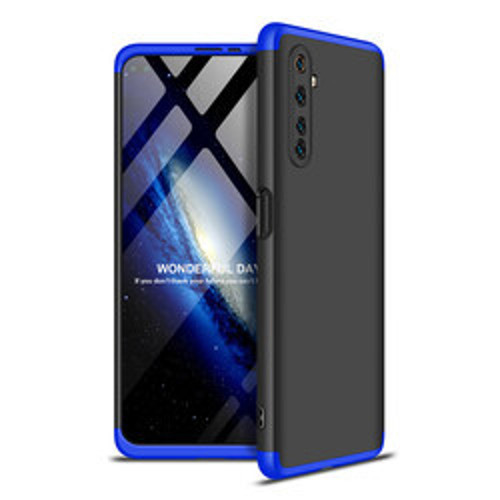 Lexroo Realme 6 Pro Ays - Siyah-Mavi İnce Kılıf
