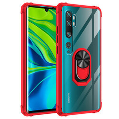 Xiaomi Mi Note 10 Lite Mola TPU Silikon Sert PC Kılıf - Kırmızı