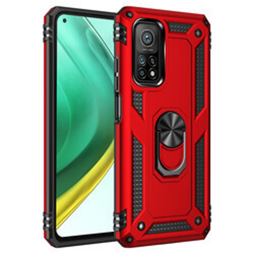 Xiaomi Mi 10T 5G Vega TPU Silikon Sert PC İnce Kılıf - Kırmızı