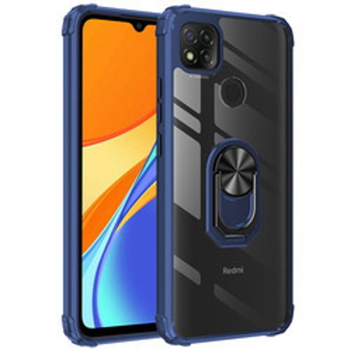 Xiaomi Redmi 9C Mola TPU Silikon Sert PC Kılıf - Lacivert