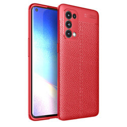 Oppo Reno 5 5G Niss Silikon Kılıf - Kırmızı