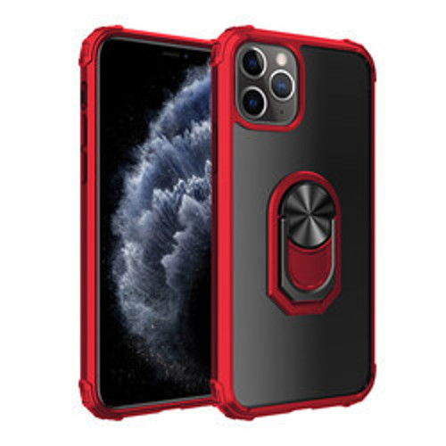 iPhone 11 Pro Mola TPU Silikon Sert PC Kılıf - Kırmızı
