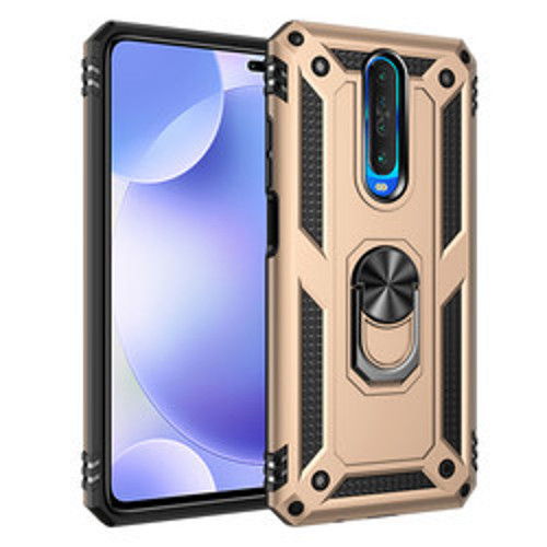 Xiaomi Poco X2 Vega TPU Silikon Sert PC İnce Kılıf - Gold