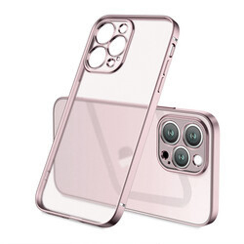 iPhone 13 Pro Mat Gbox Silikon İnce Kılıf - Rose Gold