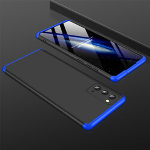 Lexroo Galaxy Note 20 Ays - Siyah-Mavi İnce Kılıf
