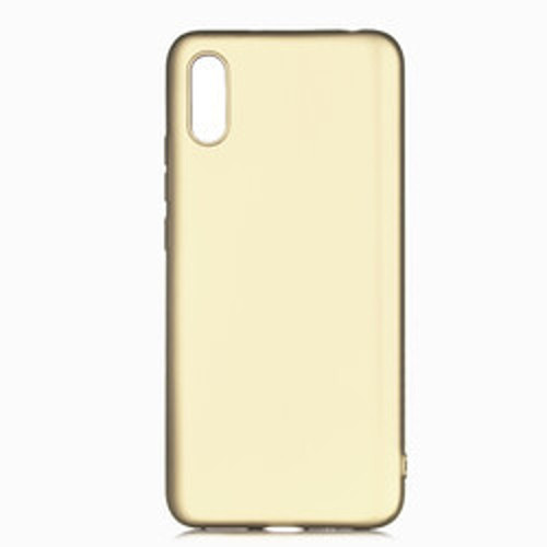 Xiaomi Redmi 9A Premier Silikon İnce Kılıf - Gold