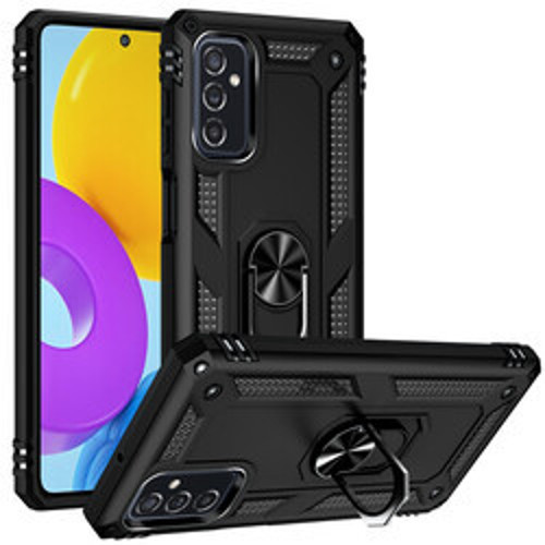 Galaxy M52 Vega TPU Silikon Sert PC İnce Kılıf - Siyah