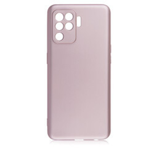 Oppo Reno 5 Lite Premier Silikon İnce Kılıf - Rose Gold