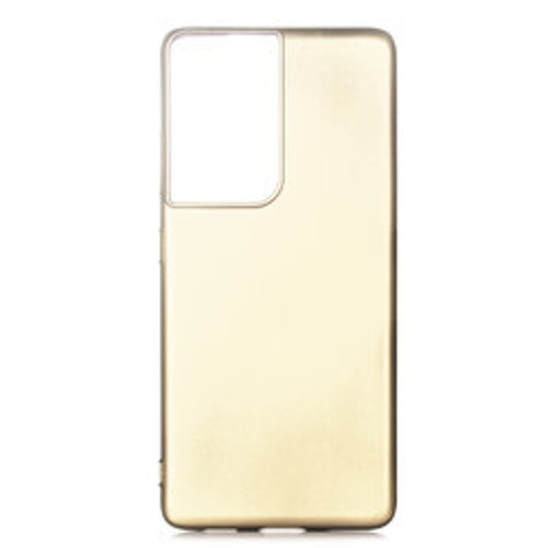 Galaxy S21 Ultra Premier Silikon İnce Kılıf - Gold