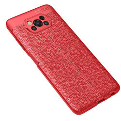 Xiaomi Poco X3 Niss Silikon Kılıf - Kırmızı
