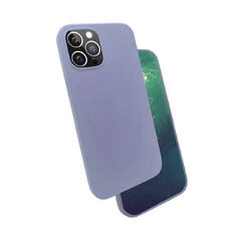 iPhone 12 Pro Max Silk Silikon İnce Kılıf - Lila
