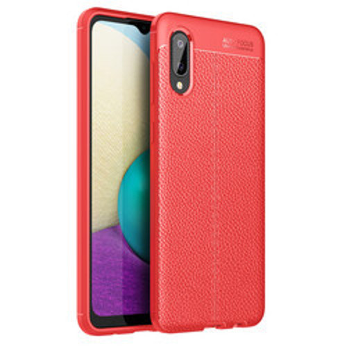 Galaxy A02 Niss Silikon Kılıf - Kırmızı