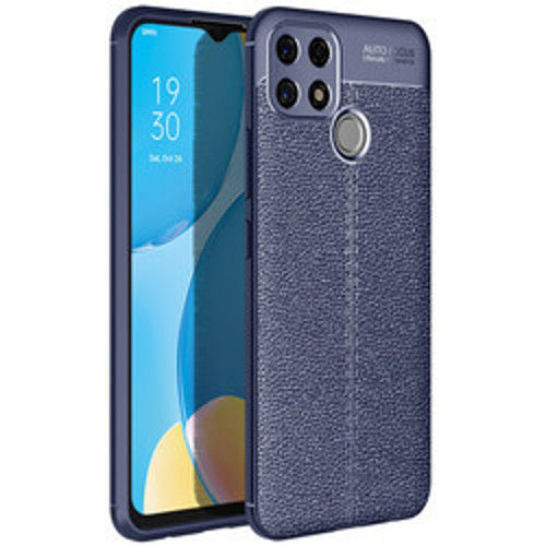 Oppo A15 Niss Silikon Kılıf - Lacivert