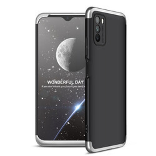 Lexroo Xiaomi Poco M3 Ays - Siyah-Gri İnce Kılıf