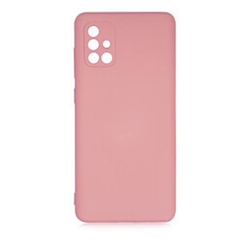 Galaxy A71 Mara Lansman TPU Silikon İnce Kılıf - Pembe Açık