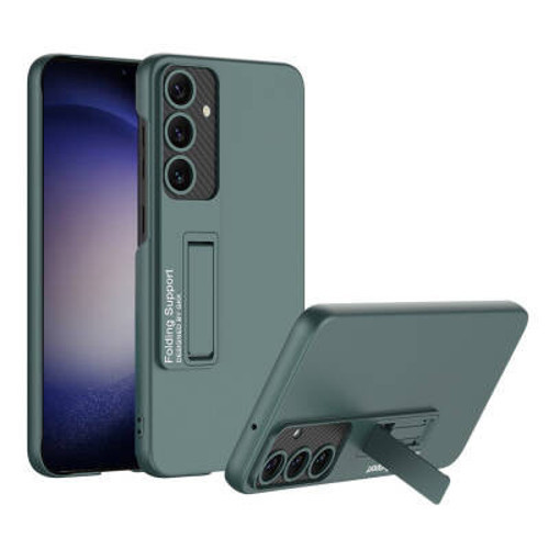Lexroo Galaxy S24 Plus Standlı Ays İnce Kılıf - Yeşil