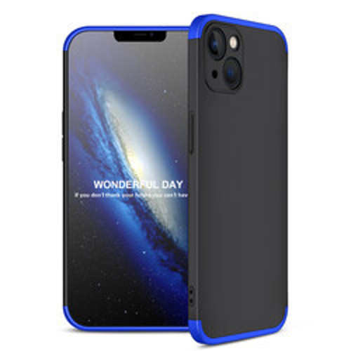 Lexroo iPhone 13 Ays - Siyah-Mavi İnce Kılıf