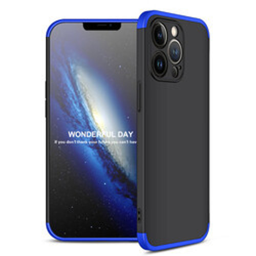 Lexroo iPhone 13 Pro Ays - Siyah-Mavi İnce Kılıf