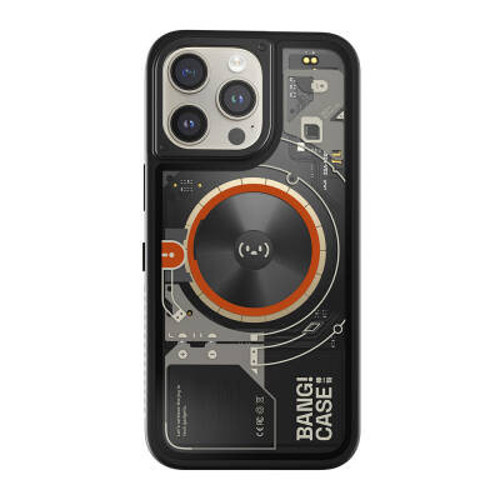 Lexroo iPhone 15 Pro Özelleştirilebilir 3 Fonksiyonlu Bluetooth Bağlantılı Bangcase Akıllı Mag Safe TPU İnce Kılıf - Siyah