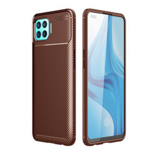Oppo Reno 4 Lite Negro Silikon Kılıf - Kahverengi