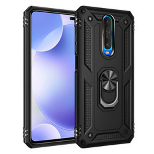 Xiaomi Poco X2 Vega TPU Silikon Sert PC İnce Kılıf - Siyah