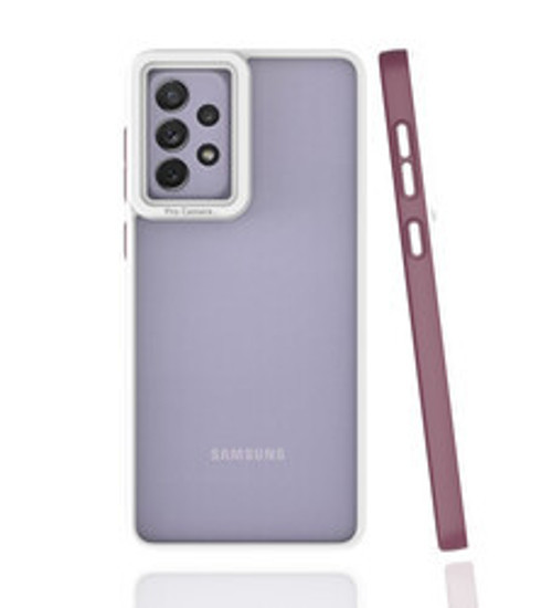 Galaxy A73 Mima TPU Silikon Kılıf - Mürdüm
