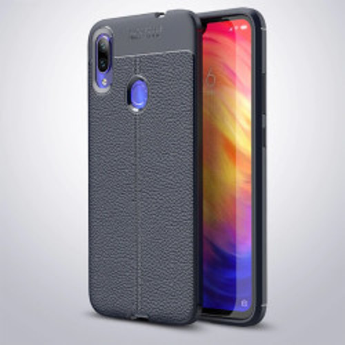 Xiaomi Redmi Note 7 Niss Silikon Kılıf - Lacivert