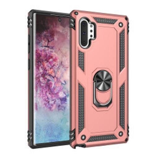 Galaxy Note 10 Plus Vega TPU Silikon Sert PC İnce Kılıf - Rose Gold