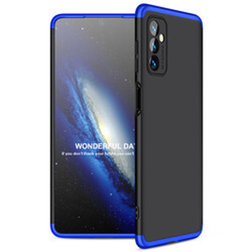 Lexroo Galaxy M52 Ays - Siyah-Mavi İnce Kılıf