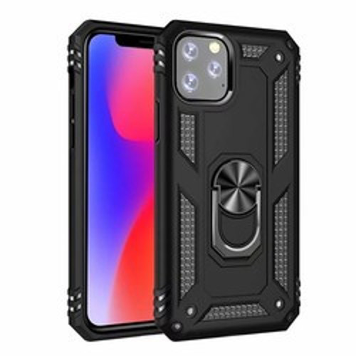 iPhone 11 Pro Vega TPU Silikon Sert PC İnce Kılıf - Siyah