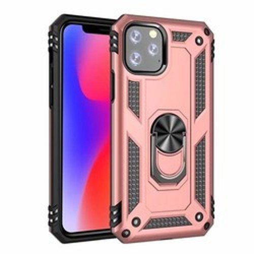 iPhone 11 Pro Vega TPU Silikon Sert PC İnce Kılıf - Rose Gold