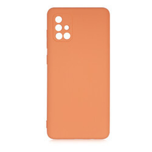 Galaxy A71 Mara Lansman TPU Silikon İnce Kılıf - Turuncu