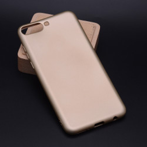 Huawei Y6 2018 Premier Silikon İnce Kılıf - Gold