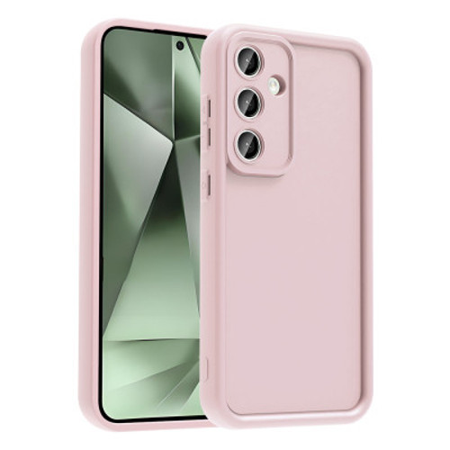 Galaxy S25 FE Kamera Korumalı Ananas Kılıf - Pembe