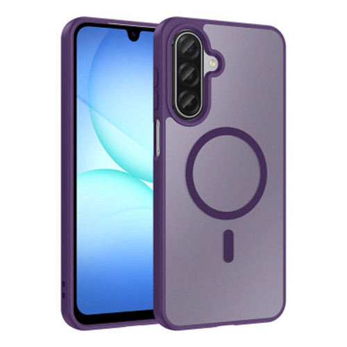 Galaxy A17 Mag Safe Şarj Özellikli Babet Kılıf - Derin Mor