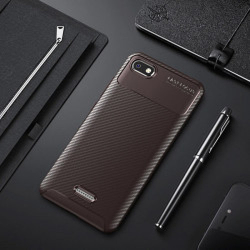 Xiaomi Redmi 6A Negro Silikon Kılıf - Kahverengi
