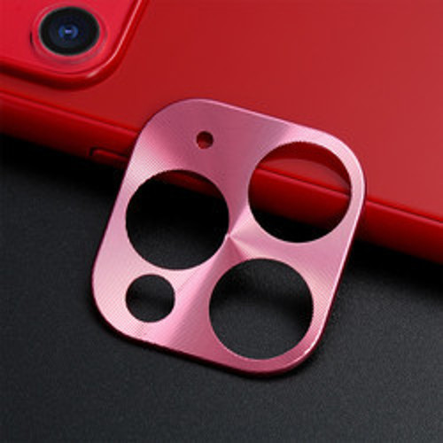 iPhone 11 Pro Max Metal Kamera Koruyucu - Rose Gold