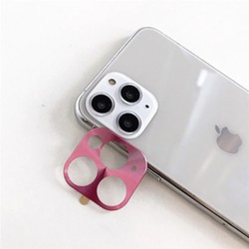iPhone 11 Metal Kamera Koruyucu - Rose Gold