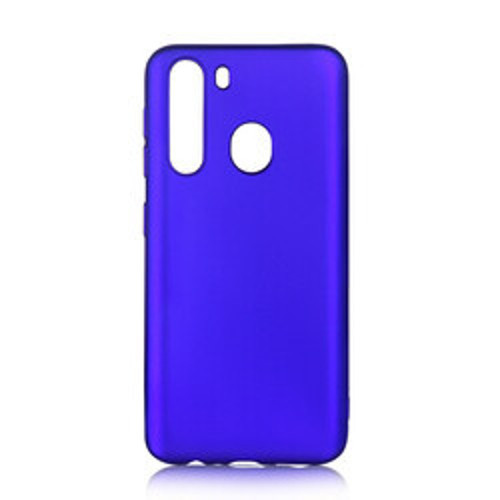 Galaxy A21 Premier Silikon İnce Kılıf - Saks Mavi