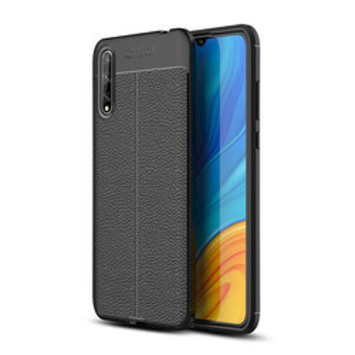 Huawei P Smart S (Y8P) Niss Silikon Kılıf - Siyah