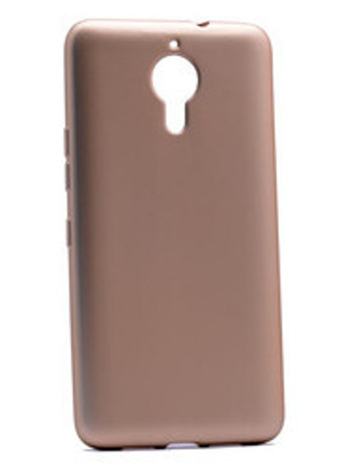 General Mobile 5 Plus Premier Silikon İnce Kılıf - Gold