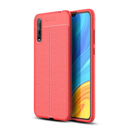 Huawei P Smart S (Y8P) Niss Silikon Kılıf - Kırmızı